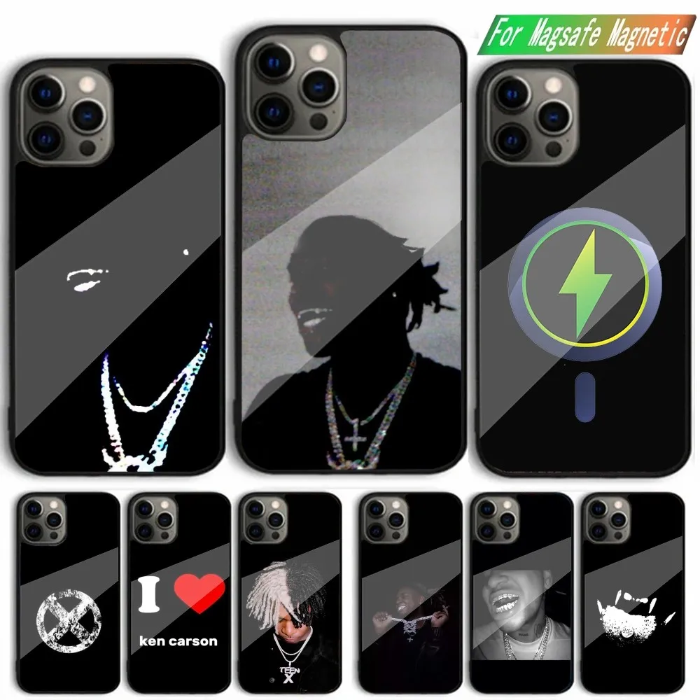 

K-Ken C-Carson Teen X Phone Case For iPhone 15,14,13,12,11,Plus,Pro,Max Mini Magsafe Magnetic Wireless Charging