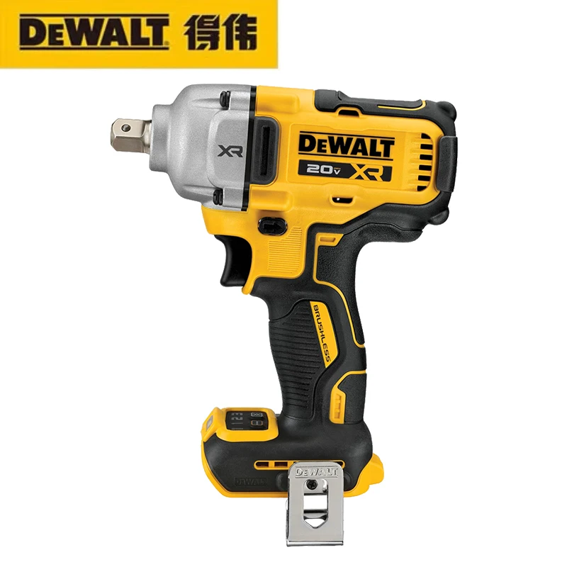 

Аккумуляторный ударный гайковерт DEWALT 20 В MAX, кольцо свиньи DCF892NT 1/2 дюйма, включает в себя светодиодный рабочий фонарь и зажим для ремня, только голый инструмент