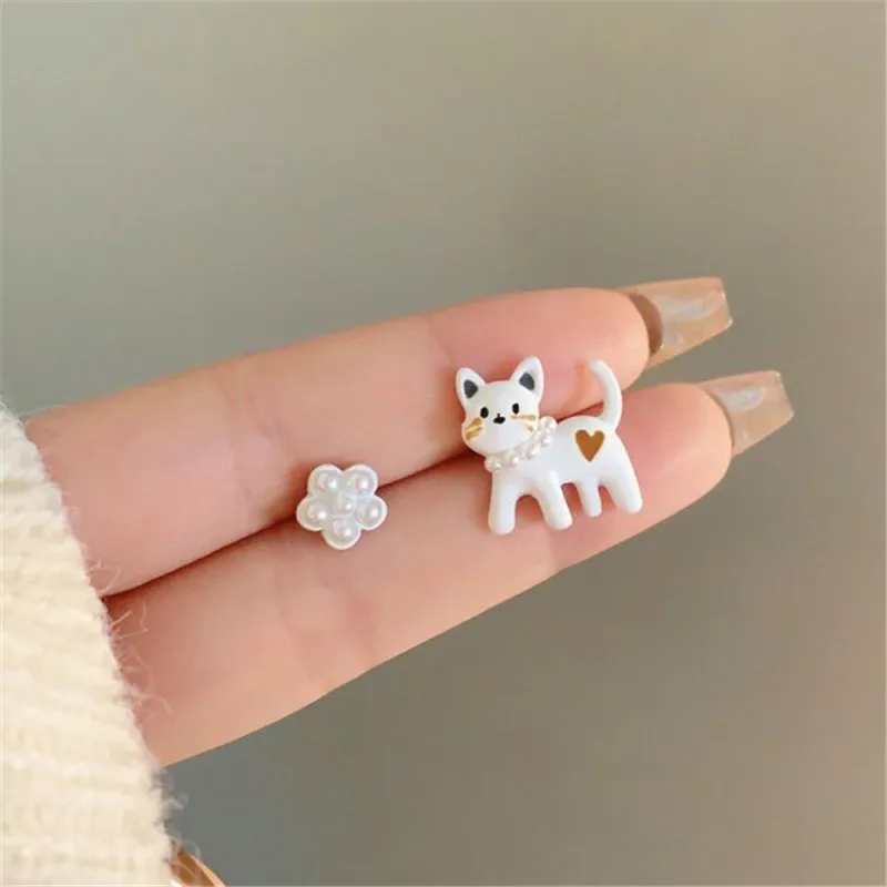 2023 Neue Lustige Kleine Schwarze Katzen-Ohrringe für Frauen, Modische Niedliche Tier-Ohrstecker, Mode-Party-Schmuck, Geschenke, Großhandel – Detail 37