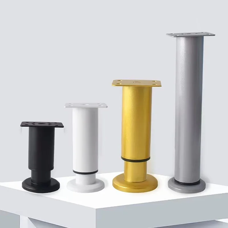 

4PCS Non Drilling Adjustable Support Legs TV Cabinet Support Legs Coffee Table Telescopic Load-bearing Base Sofa Table Legs