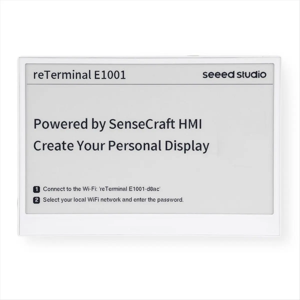 SCLS  ReTerminal E1001 Monochrome EPaper Display 7.5 Inch Open-Source Monochrome EPaper Display Powered By -