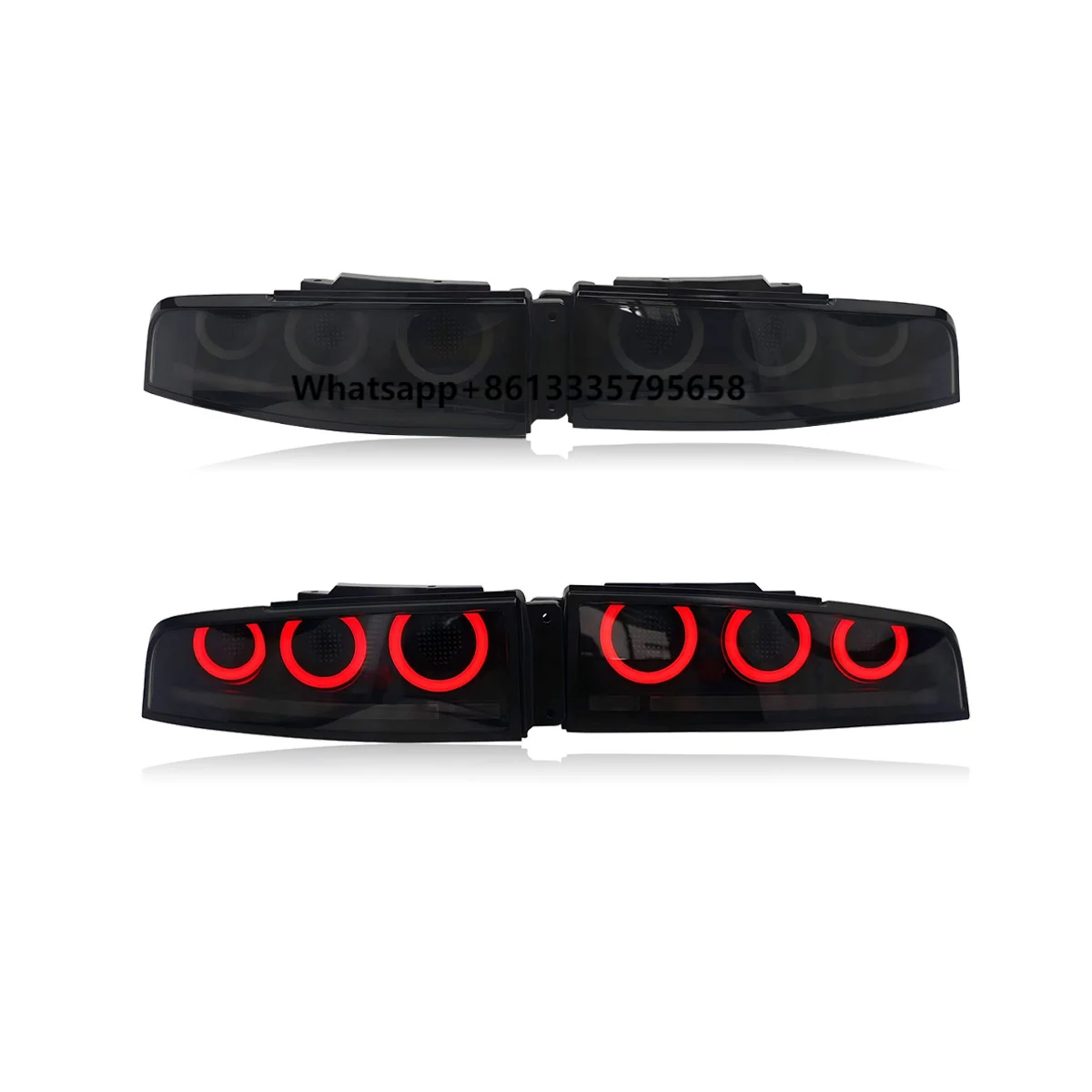 

Car Light for Nissan 400Z Tail Lights Custom Clear Red LED Taillight Replacement 12V New Condition 2022-2024