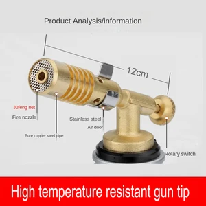 لحام متعدد الوظائف - موقد ، شعلة غاز اللهب ، مسدس نفخ للشواء ، التخييم ، ولاعة الطبخ ، تدفئة التخييم أعلى 8 مبيعات ولاعة مثيرة - رقم 4
