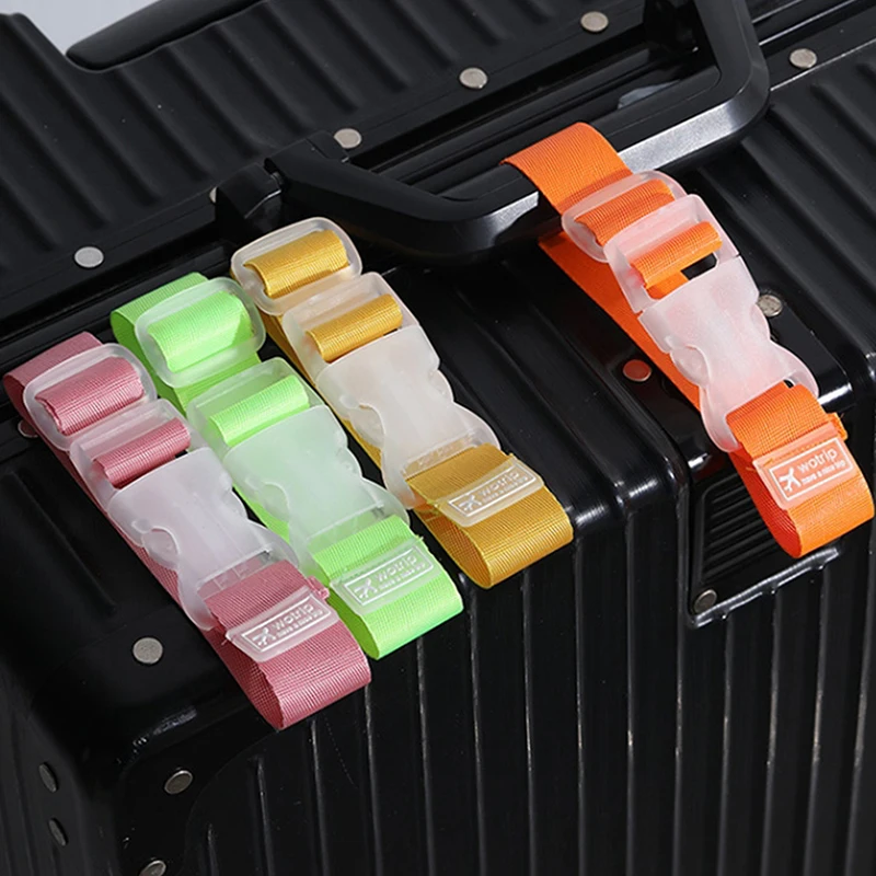 Adjustable Travel Trolley Case Luggage Hanging Buckle Straps Luggage Accessories Suitcase Bag Straps Belt Lock Hooks Travel