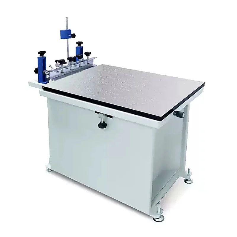 Vacuum Screen Printing Machine Manual Silk Screen Printing Table Stainless Steel Flatbed Printer for Fabric Paper Plastic Metal