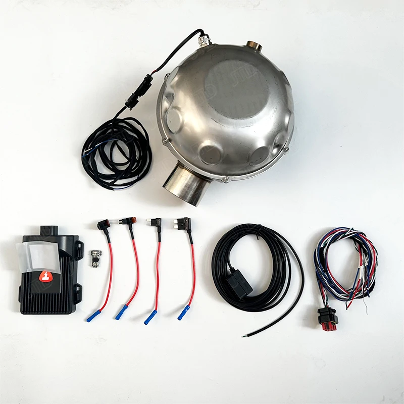 

JTLD Universal Smartphone Controller For Car Exhaust System Stainless Steel Electronic Active Exhaust Sound Booster Speaker Drum