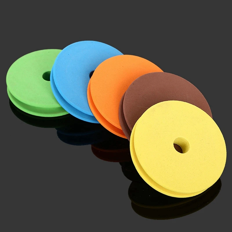 ABKD 100PCS Round Spools Foam Big Spool Fishing Reel Spool Fishing Spools Fishing Tackle Random Color Foam