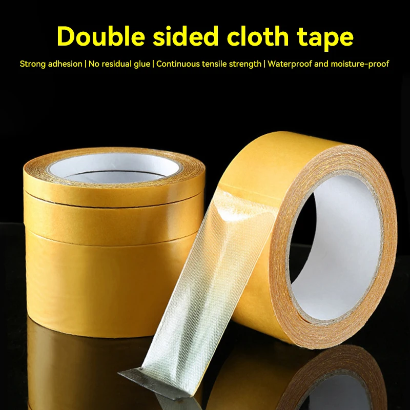 5M Strong Fixation Double Sided Tape Base Tape Translucent Mesh Waterproof Traceless High Viscosity Grid Carpet Adhesive Tape