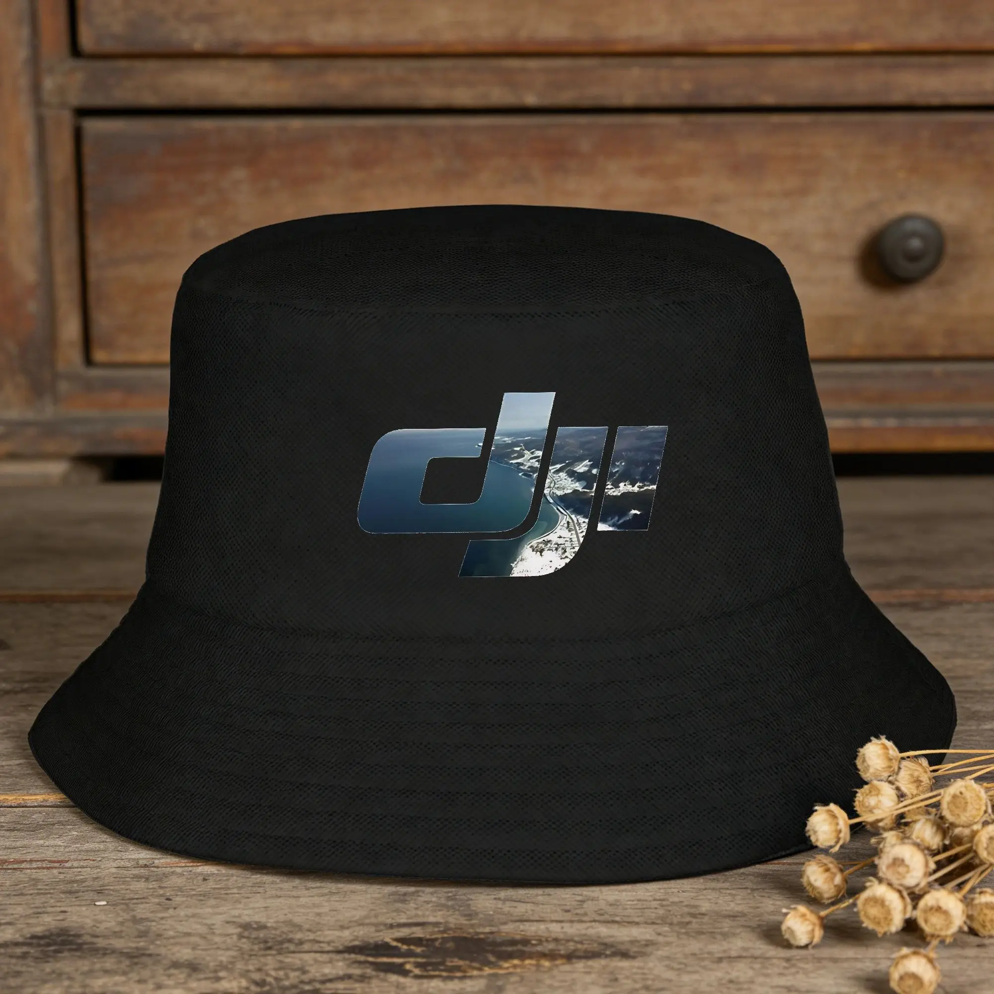 D-djis Drone Bucket Hat  Harajuku Fisherman Caps For Men Women Casual Fishing Sunscreen Hats Soft Fold Design Cap