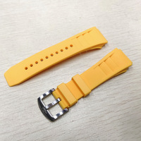 ONOLA Brand 22mm Rubber Strap Silicone Watchbands Type Including Stainless Steel Buckle