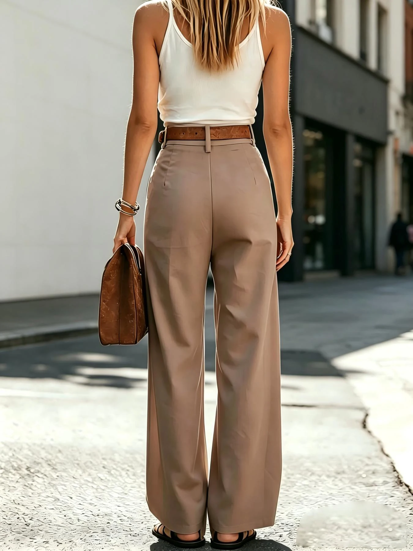 2026 Summer New High-Waisted Draping Slimming Versatile Commuter Casual Trousers for Women