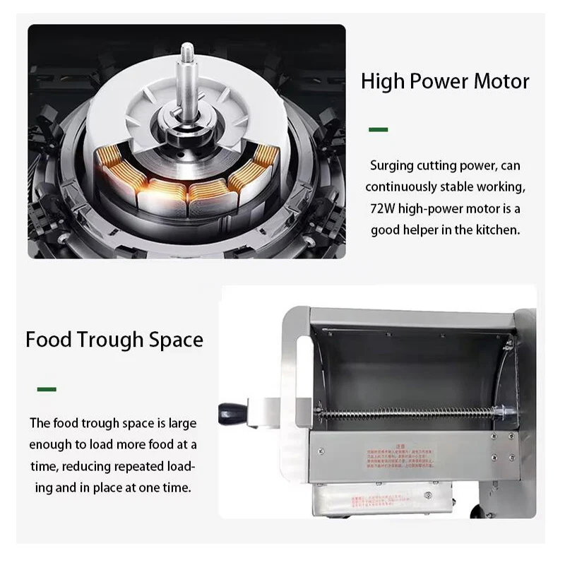 슬라이서 상업용 감자 연근 과일 전기 기계 레몬 사과 무 오이 야채 슬라이서 기계