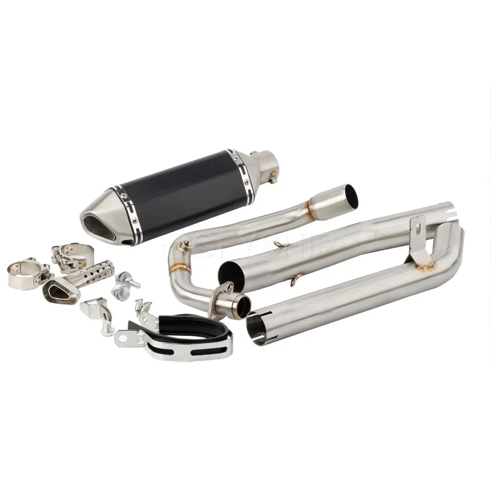 أنبوب عادم الدراجة النارية لأبريليا RS 125 2017 2018 2019 2020 Tuono 125 Tuono 125 RS125 RS 125 مع أنبوب الوصلة الأوسط #5