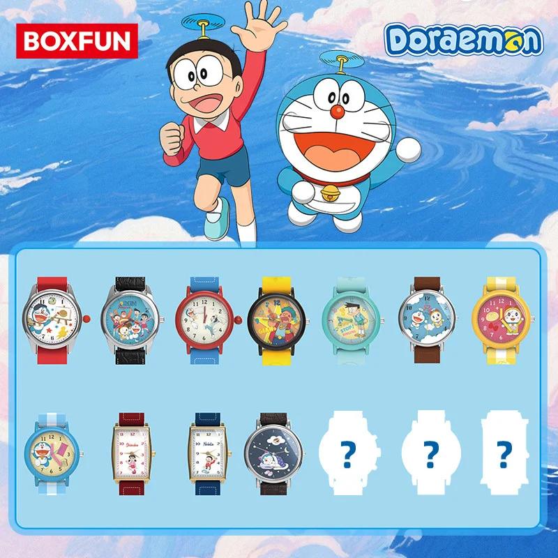 In Stock Original Doraemon Series Fashion Watches Blind Box Anime