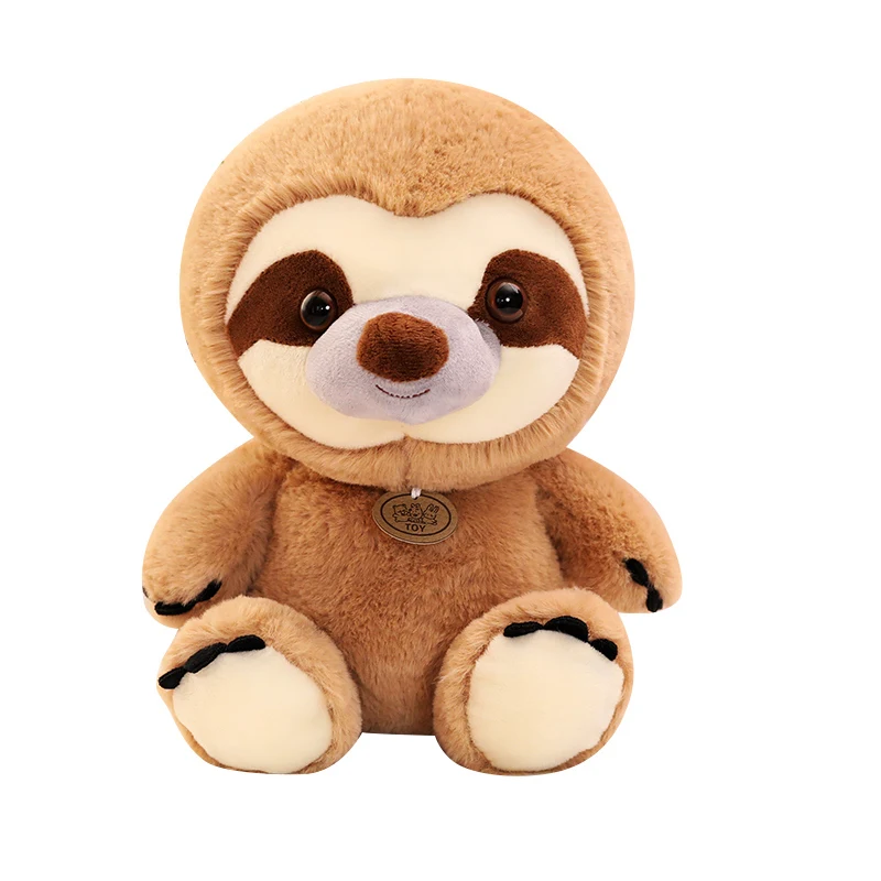 New 22/26/35cm Cute Sitting Sloth Plush Toy Kawaii Stuffed Animal Doll Baby Pillow Kids Girls Birthday Christmas Gift