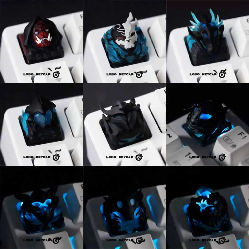 solo-nivellement-serie-bande-dessinee-clavier-mecanique-personnalise-remplacable-esc-keycap-resine-materiel-personnalise-peripherique-amusant-cadeau