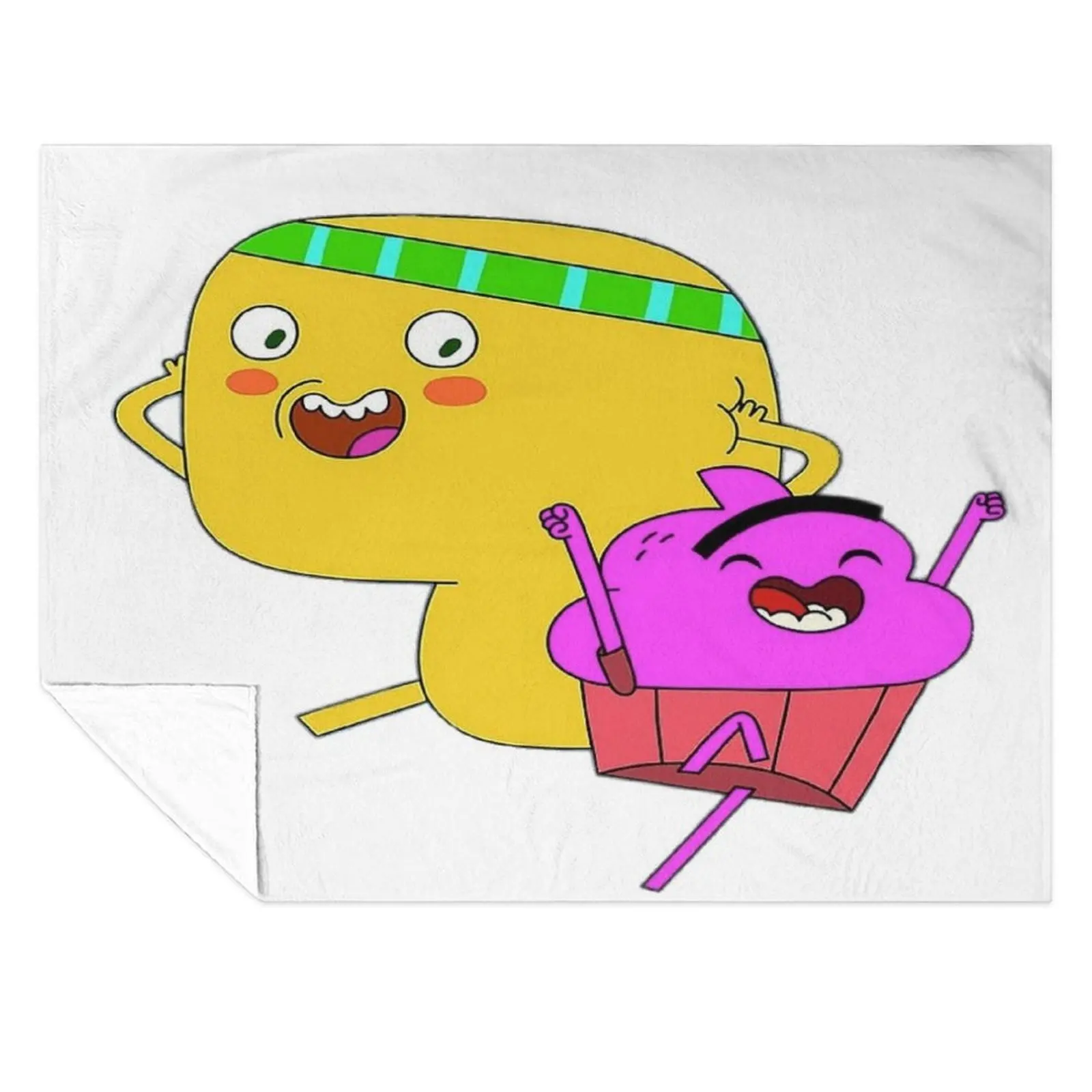 

Cupcake And Dino - General Services Throw Blanket For Decorative Sofa Fashion Sofas Moving funny gift Blankets