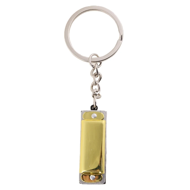 Colorful Harmonica Keychain Harmonica for Key Chain Harmonic Keyring Keys Holder