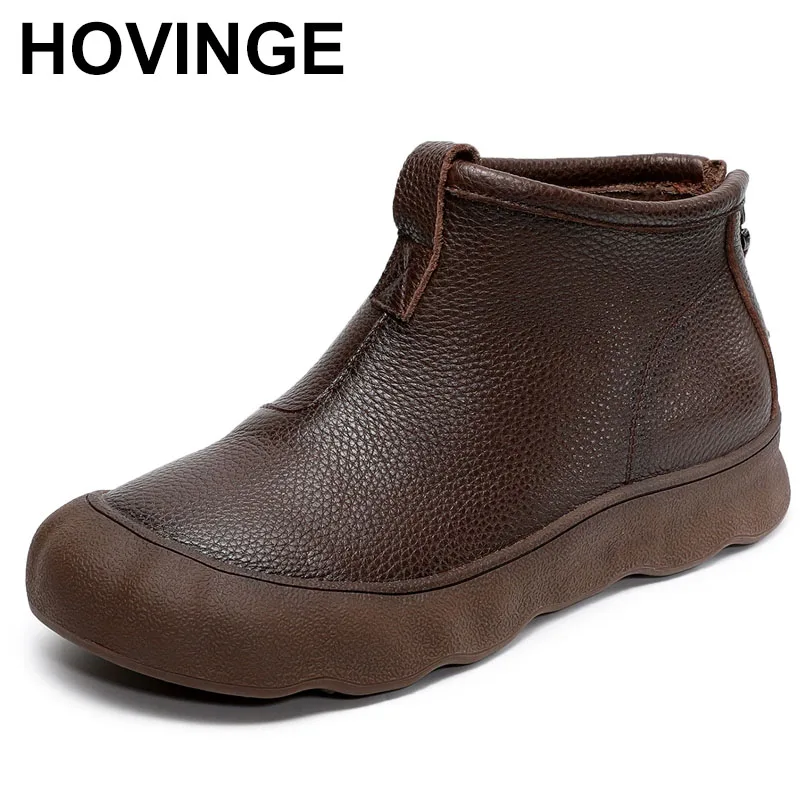 

Новые женские ботильоны и ботильоны, нескользящие женские ботинки из натуральной кожи, женские мотоциклетные ботинки на плоской подошве большого размера