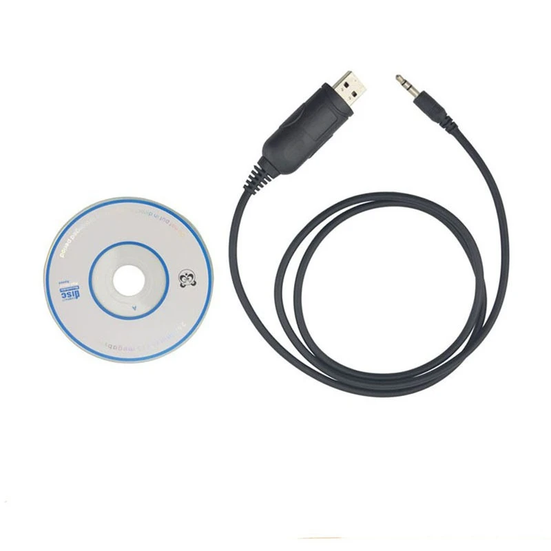 USB Programming Cable with CD Driver For QYT KT-8900 KT-8900R KT-8900 KT-7900D Dual Band Mobile Car Ham Radio Transceiver
