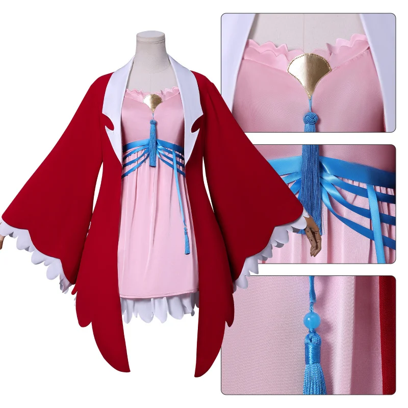 Little Dance Аниме Dou Luo Da Lu Soul Land Косплей XiaoWu Морской Бог Плащ Для Женщин Взрослых Comic Con Костюм Для Хэллоуина
