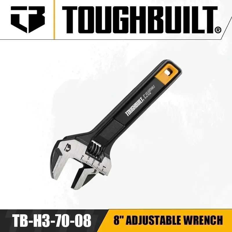 TOUGHBUILT Dual Scale Adjustable Wrench Tool Effortless Building Board Sink TB-H3-70-08/TB-H3-70-10