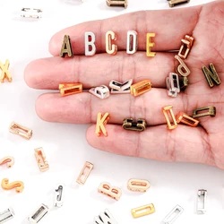 26pcs/set 4 color Alphabet Letters Charms For Jewelry Making  A-Z Small Pendant DIY Bracelet Anklet Earring 10*4mm S123