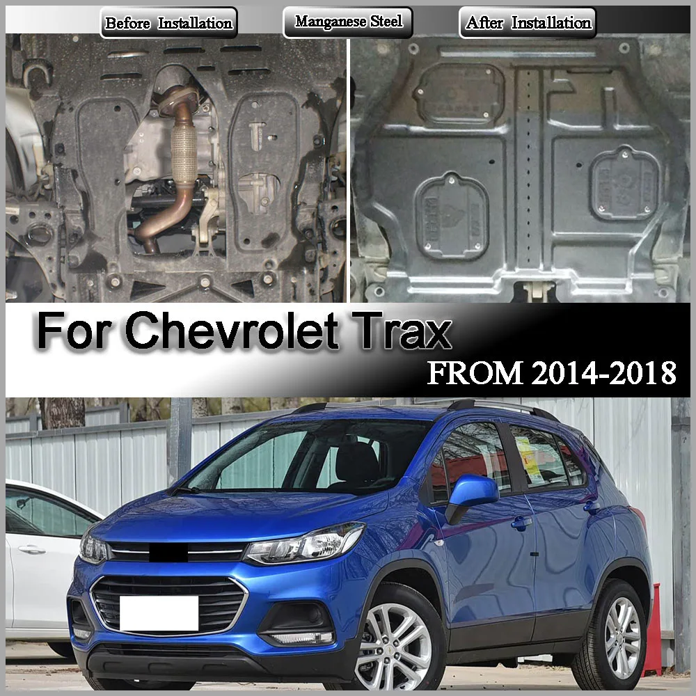 Für Chevrolet Trax 2014-2018 1.4T Unterbodenschutz Spritzschutzblech Schmutzfänger Abdeckplatte Kotflügel-Schutz