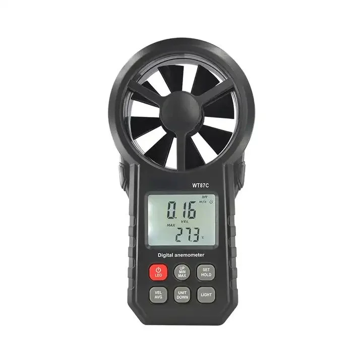 WT87A/WT87B/WT87C Digital Accurate Anemometer Wind Speed Meter Air Velocity Flow Tester Vane Anemometer