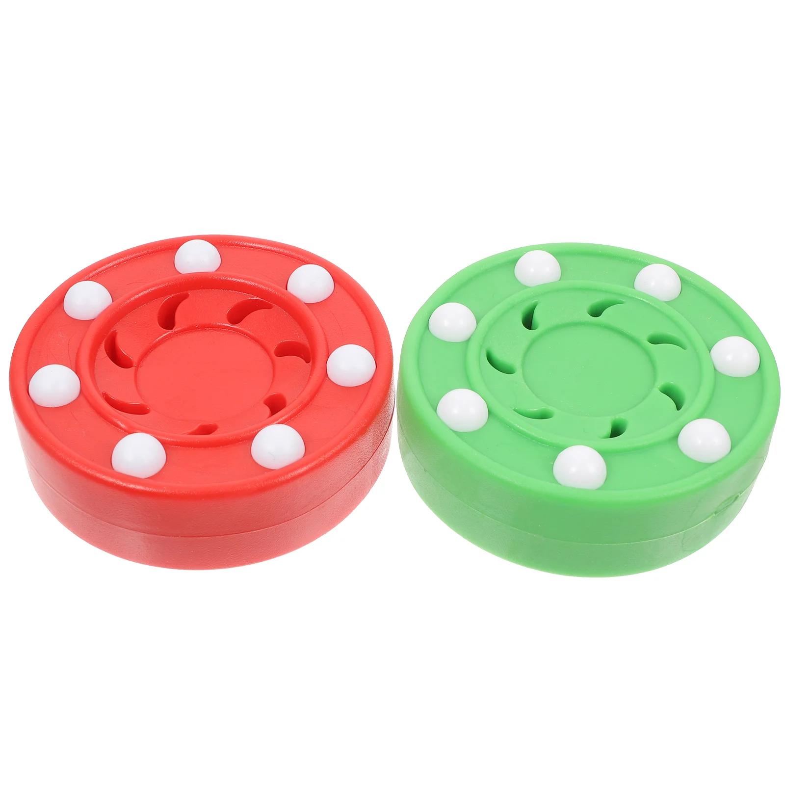 2 Pcs Hockey Game Pucks Skating Women Balls Professional Training Child