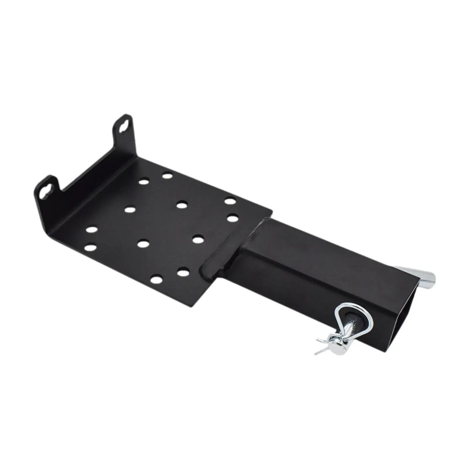 Generic Trailer Hitch Winch Mount 2inch Receiver Towing Winch Mount Winch Mounting Bracket for Lawn and Garden Equipment