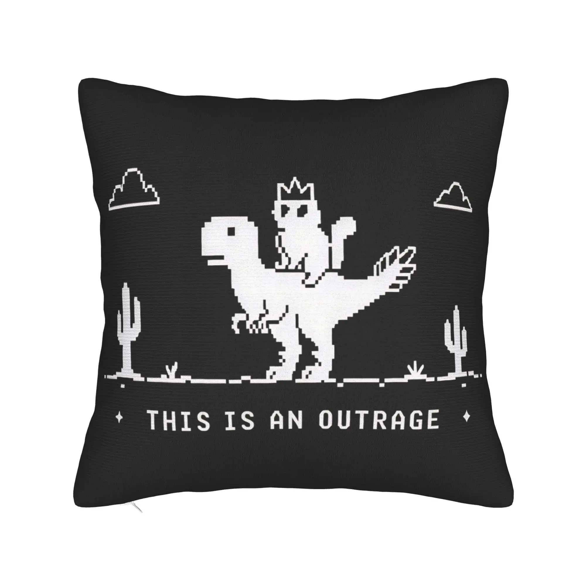 Princess Donut and Mongo Pillow Case Outrage Dungeon Crawler Carl Square Pillow Cover For Wedding Party Home Decor Pillowcases