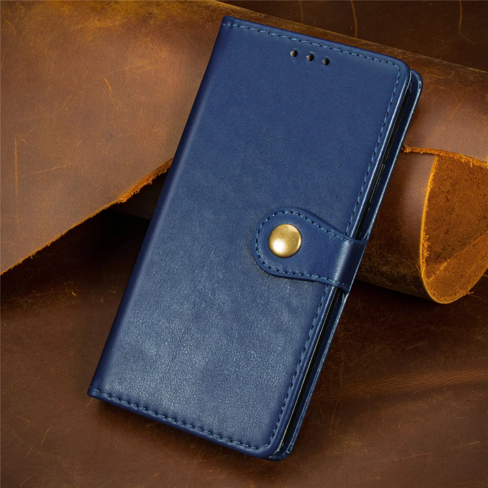 Anti-Scratch Full Protection Leather Case for Samsung Galaxy S21 FE 5G S22 Ultra S20 Plus S 22 Card Slot Wallet Function Cover