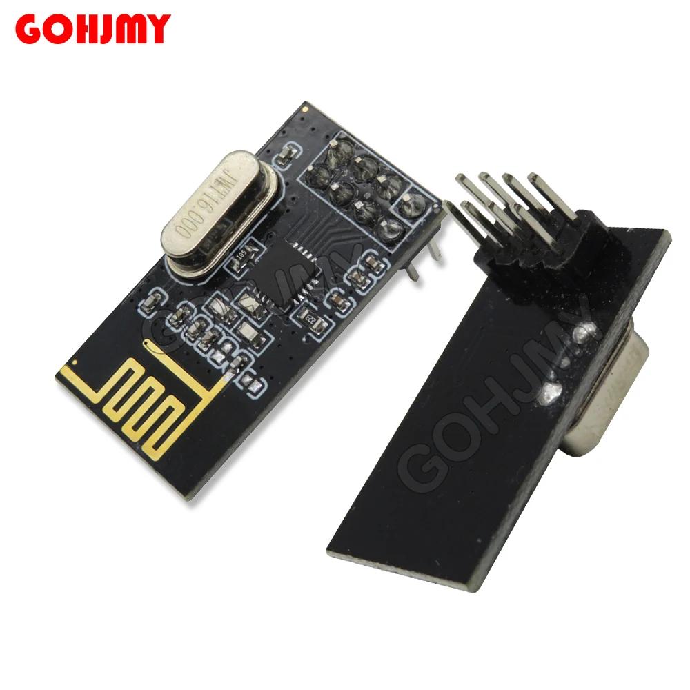 GOHJMY 8pin + 2.4G  For Arduino CH340T USB To Serial Port Adapter Board  NRF24L01+ Wireless Module 