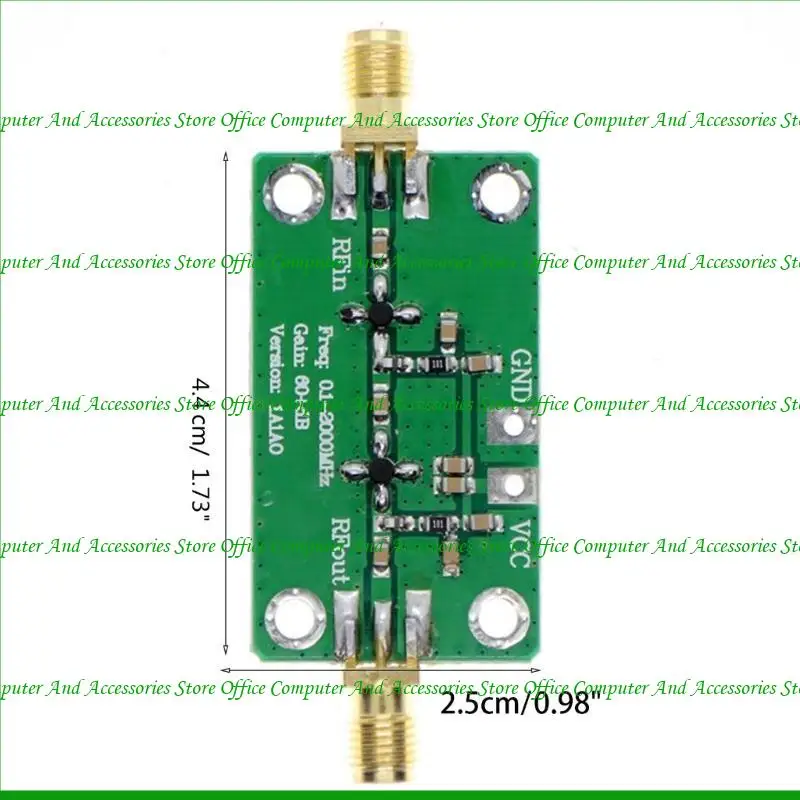 U55C-Breitbandfrequenz 0,1-2000 MHz RF für DC-Blocker für HAM-Radio RTL R LOW ROOCE HAM-Funkverstärker