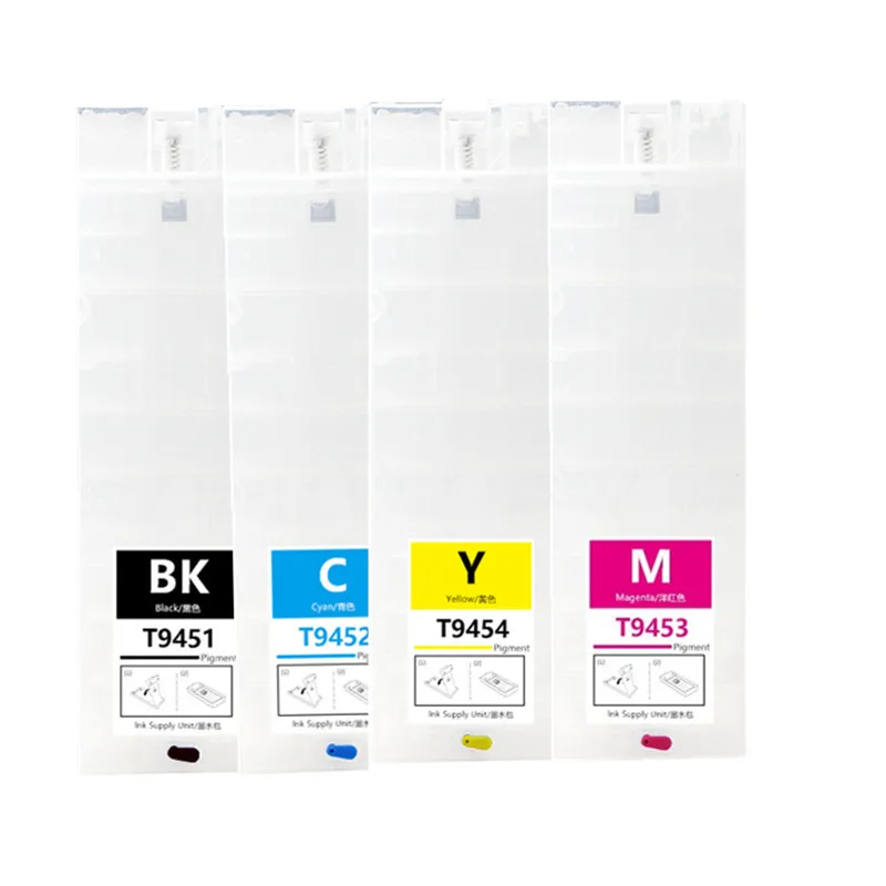 refill ink cartrdige for T9451 T9454 without chip for Epson WorkForce Pro WF-C5290 WFC5790  WF-C5210 WF C5710 C5290 C5790 C5210