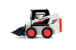 Collectible Diecast Toy Model 1:20 Lonking CDM312 Compact Skid Steer Loader Vehicle Engineering Machinery for Gift,Decoration