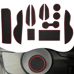 LFOTPP Door Groove Mat for Toyota C-HR AX20 2024 2025 2026 Car Anti-slip Mat CHR Gate Slot Pads Toyota C-HR 2025 Accessories