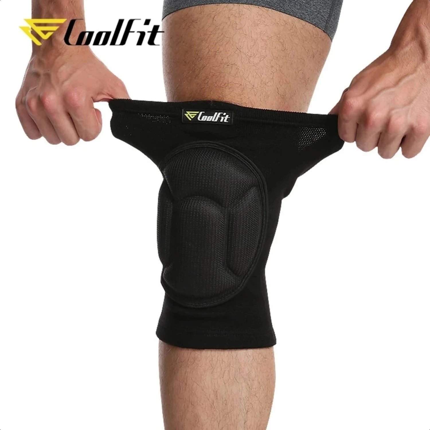 1 Pair Thickening Football Volleyball Extreme Sports Knee Pads Brace Support Protect Cycling Knee Protector Kneepad Ice pack Dog