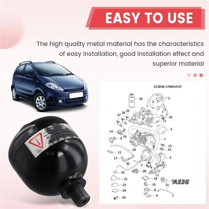 

2X 513EHA-1707013 Car Clutch Actuator Accumulator For Chinese CHERY A1 TIGGO X1 QQ Auto Motor Parts
