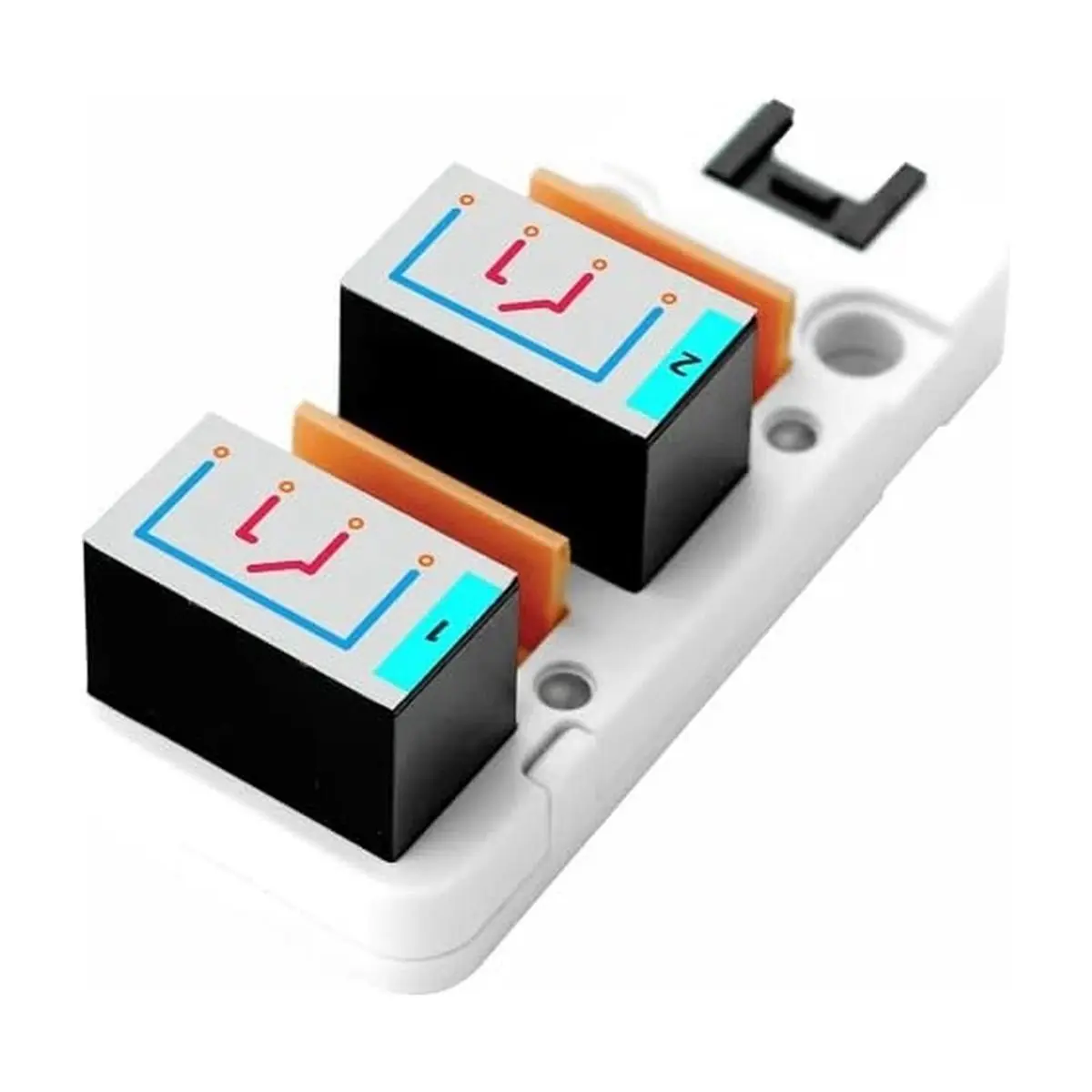 For 2-Channel SPST Relay Unit LED GPIO Grove 3A-16A DC12-28V AC 220V-250V +HY2.0-4P Grove Cable