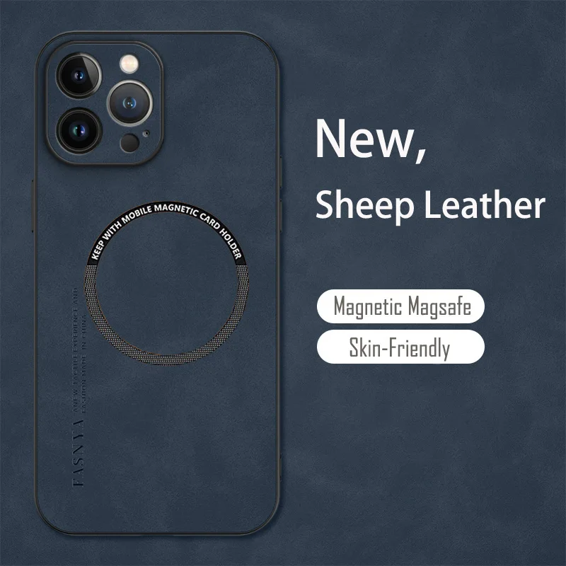 Vintage Magnetic Leather iPhone Case 6