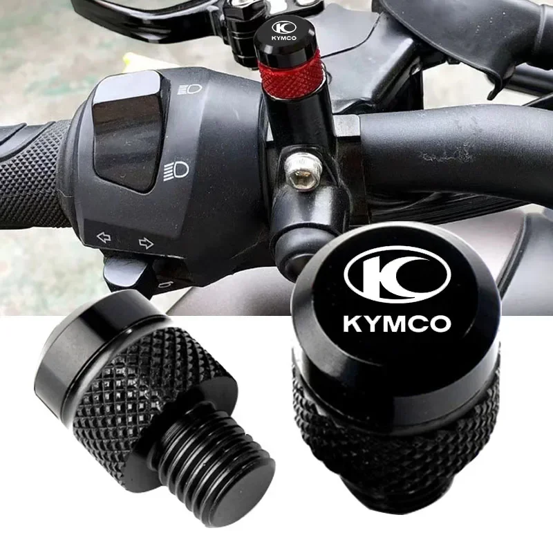 

For KYMCO Xciting 250 300 400 AK550 CT250 CT300 S400 DOWNTOWN Motorcycle M10*1.25 Aluminum Screws Bolts Mirror Hole Plugs Cap