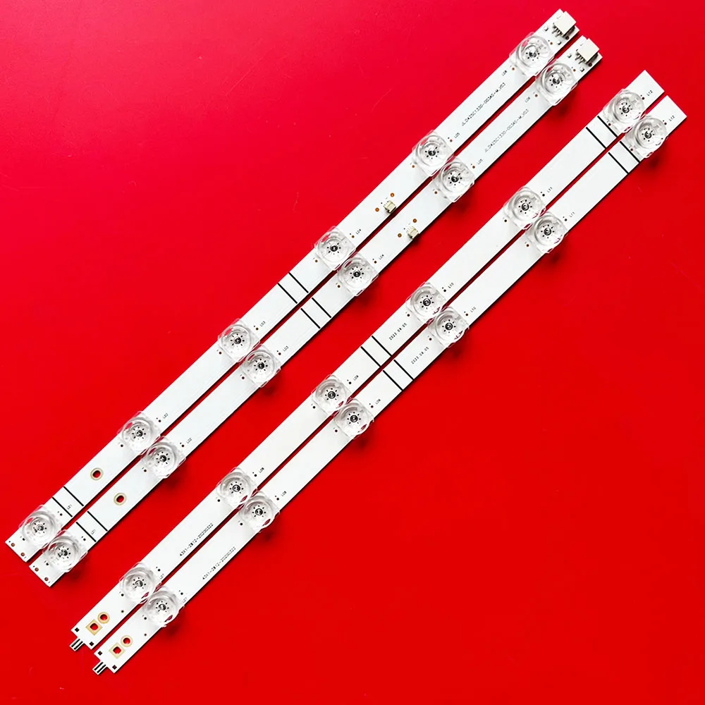 

1/3TV LED Backlight strip for Hisense 43h4000gm JL.D425C1330-003AS-M_V03 CRH-BX43X13030120202BREV1.2 JHD425X1F71-T0L1 12 Lamp