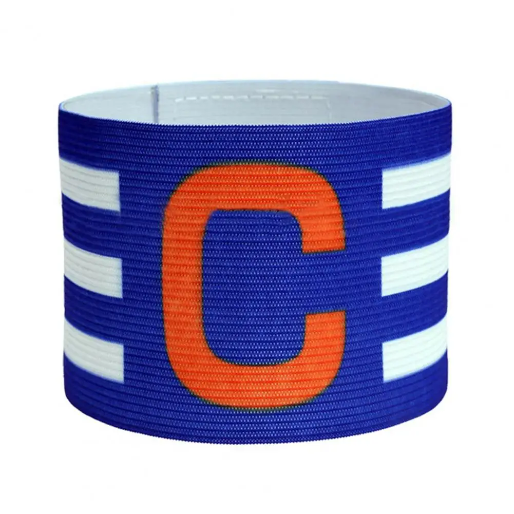 Captain C Armband Adjustable Unisex Adults Teens Football Soccer Training Team Captain Arm Band Elastic Strap Sports Accessories view 2