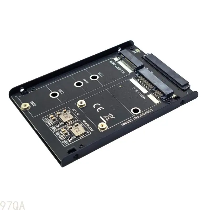 

97qa M.2 ngff msata ssd to 2,5 Адаптер B+M-ключ 6 г / с M.2 SSD Converter