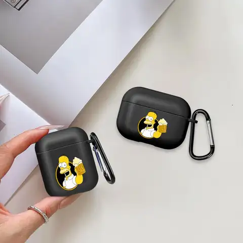 Case For Airpods 1 Pro3 2 3 Pro 4 Pro2 Earphone Cases Cover The Simpsons