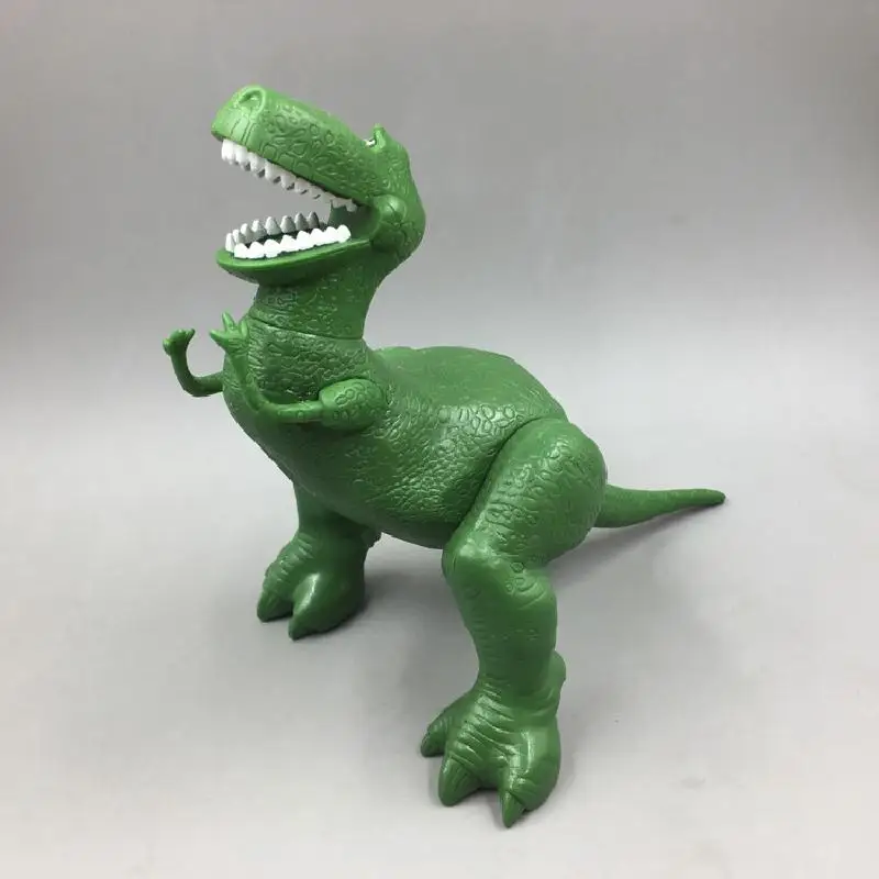 Disney Toy Story 4 Rex The Green Dinosaur Pvc Action Figures Model Dolls Legs Can Move Collection Toys For Children Gifts 22cm image 2