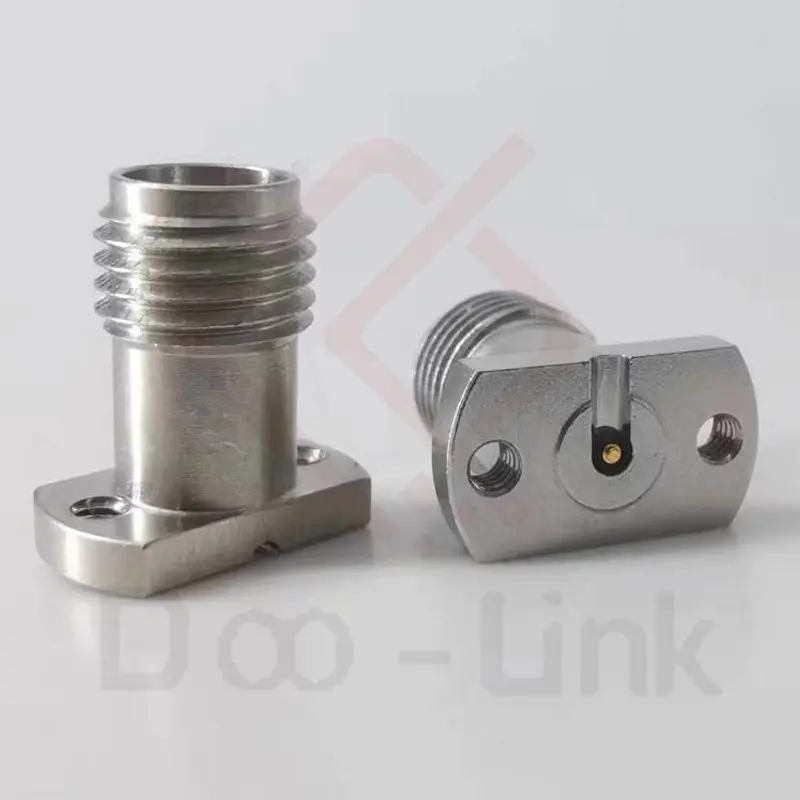 DC-40G 2.92mm vertical solderless connector 2.92-KFD flange slotted