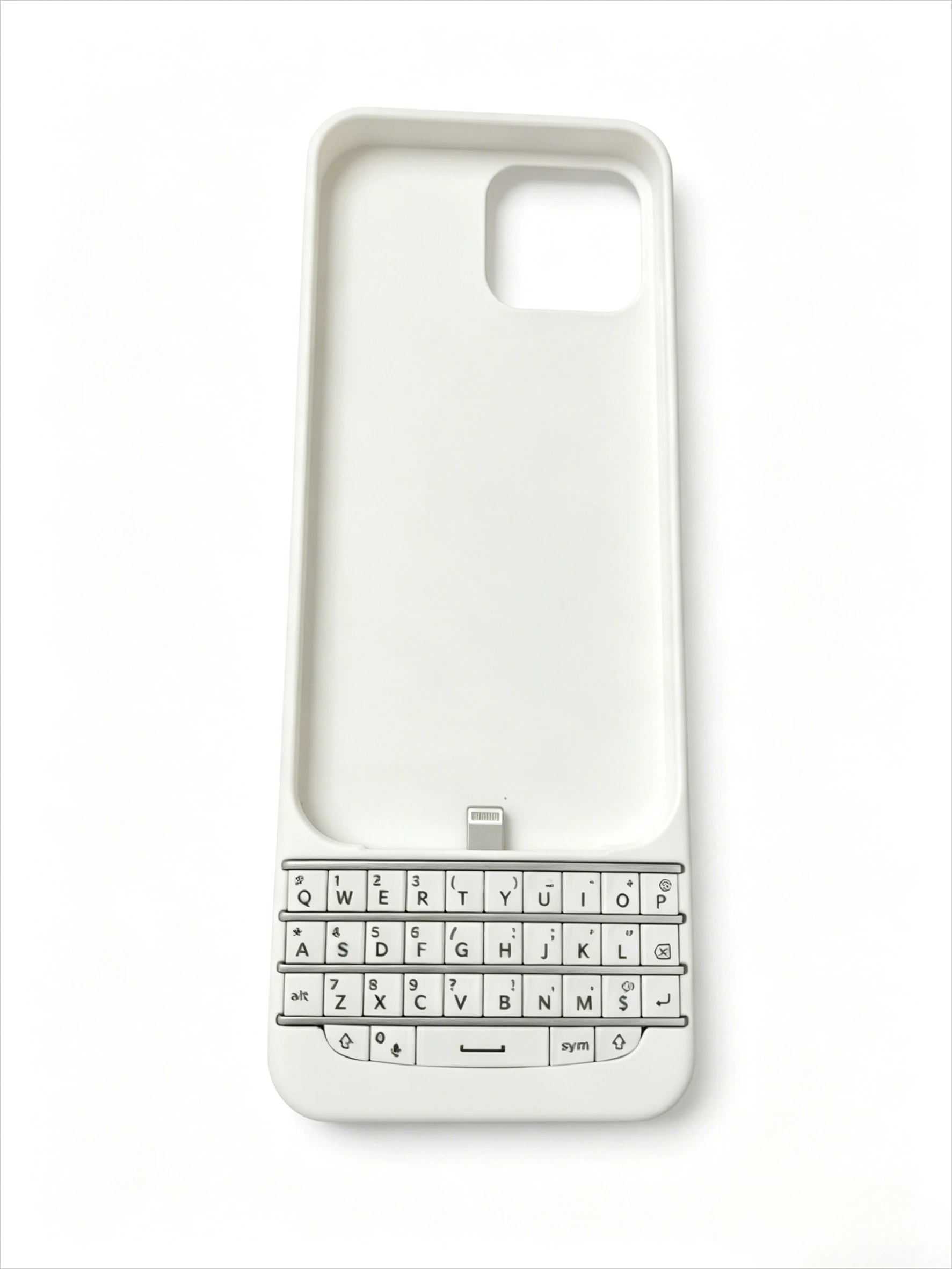 BlackBerry Q10 Keyboard Phone Case Lighting Interface for IPhone12mini 13mini Phone Keyboard Wireless Charging Mobile Keyboard